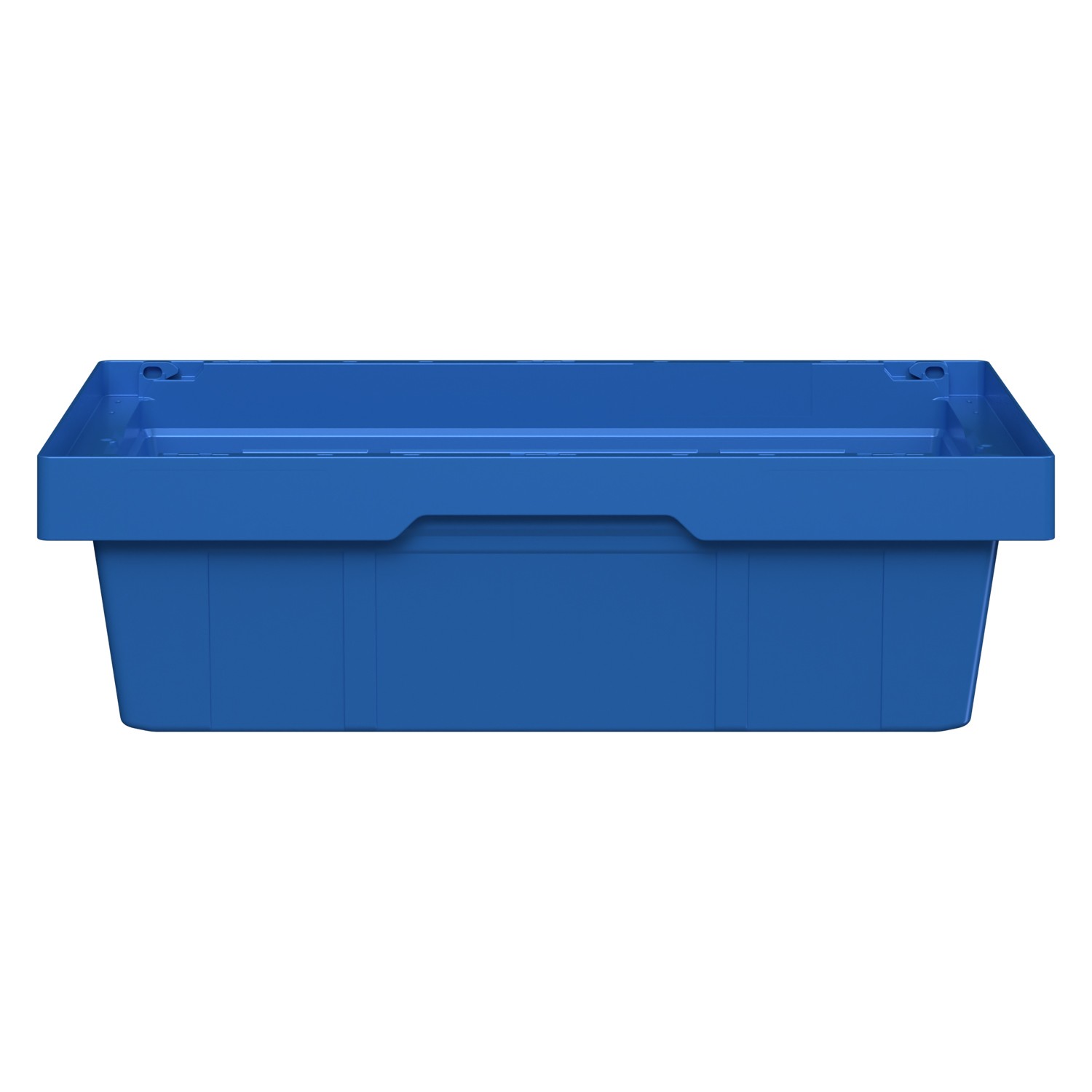 Вкладываемый контейнер INSTORE KV-6417 600x400x172 мм iPlast голубой со сплошным дном 8-000000165