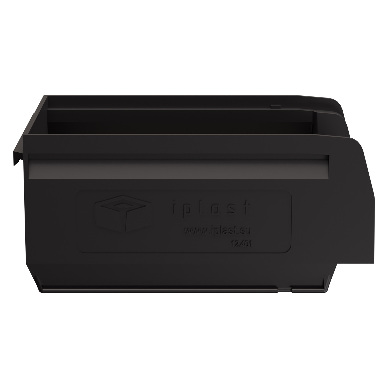 Складской лоток Logic Store 165х100х75 мм iPlast чёрный ЭКО 8-000000526