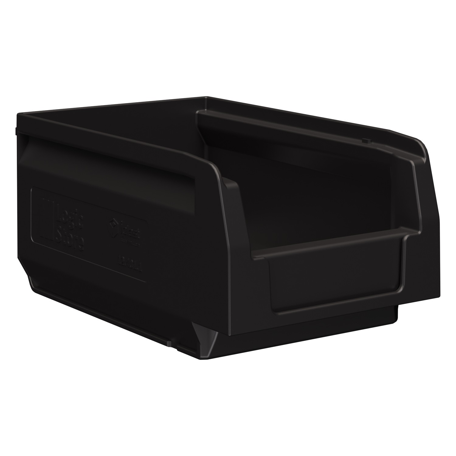 Складской лоток Logic Store 165х100х75 мм iPlast чёрный ЭКО N1 (12.401.1) 8-000000525