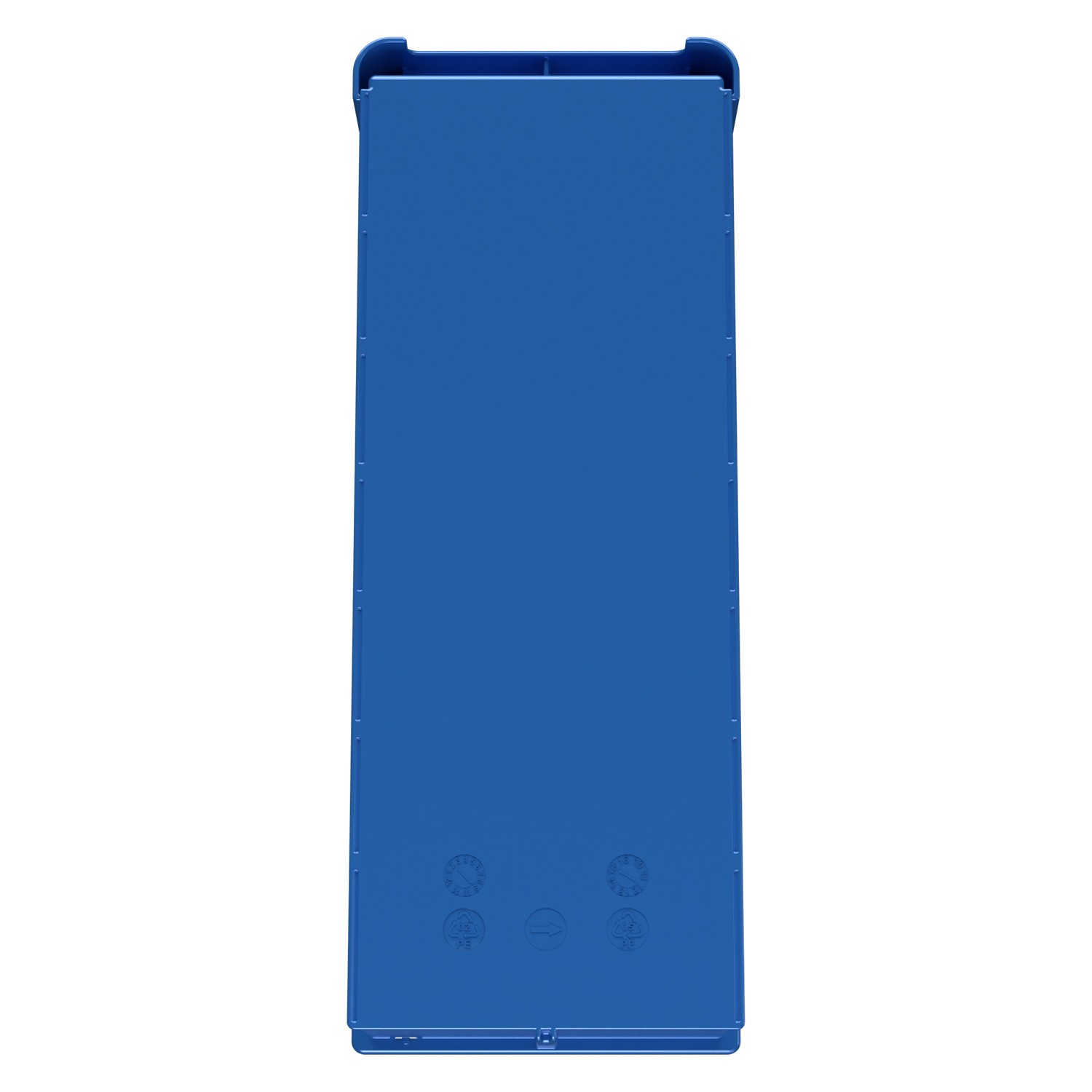 Полочный контейнер SK-41509 400х155х90 мм iPlast голубой с 2 поперечными перегородками 8-000000105