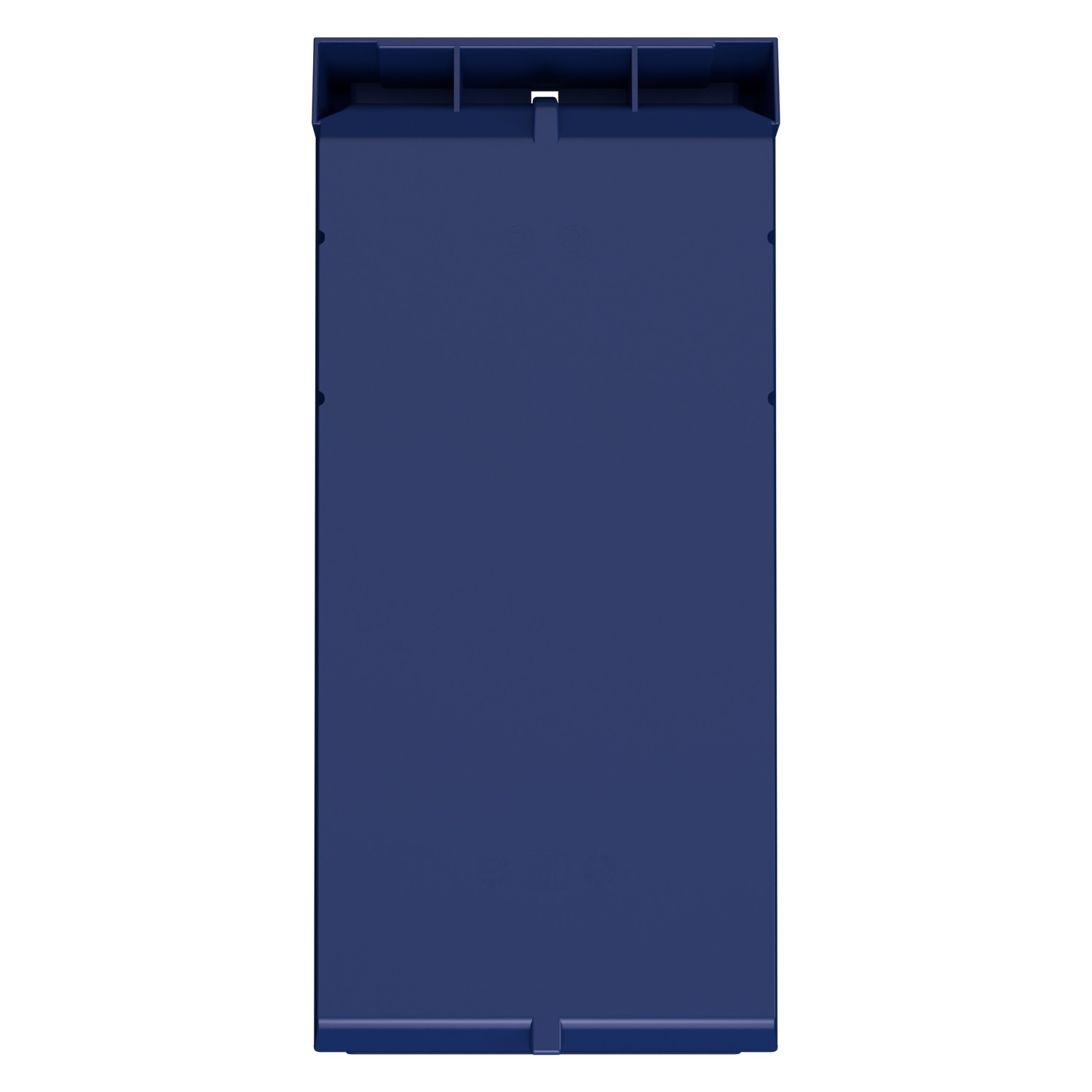 Складской лоток Logic Store 500х225х150 мм iPlast синий индиго с отверстиями для перегородок N2 (12.405.2) 8-000000132