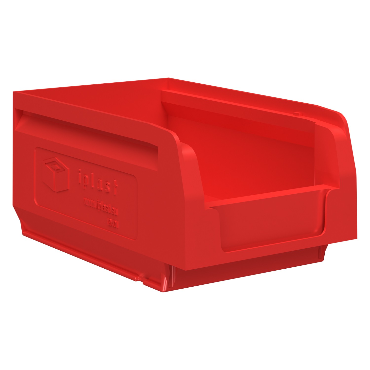 Складской лоток Logic Store 165x100x75 мм iPlast красный 8-000000508