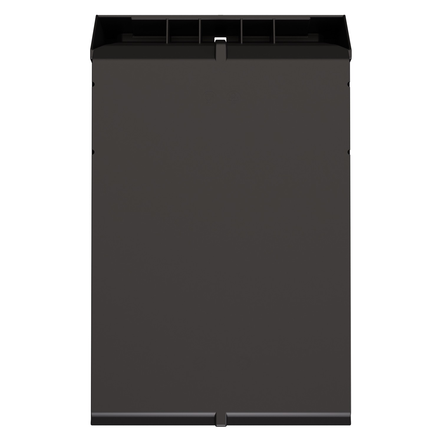 Складской лоток Logic Store 500х300х250 мм iPlast чёрный ЭКО с отверстиями для перегородок N2 (12.407.2) 8-000000531