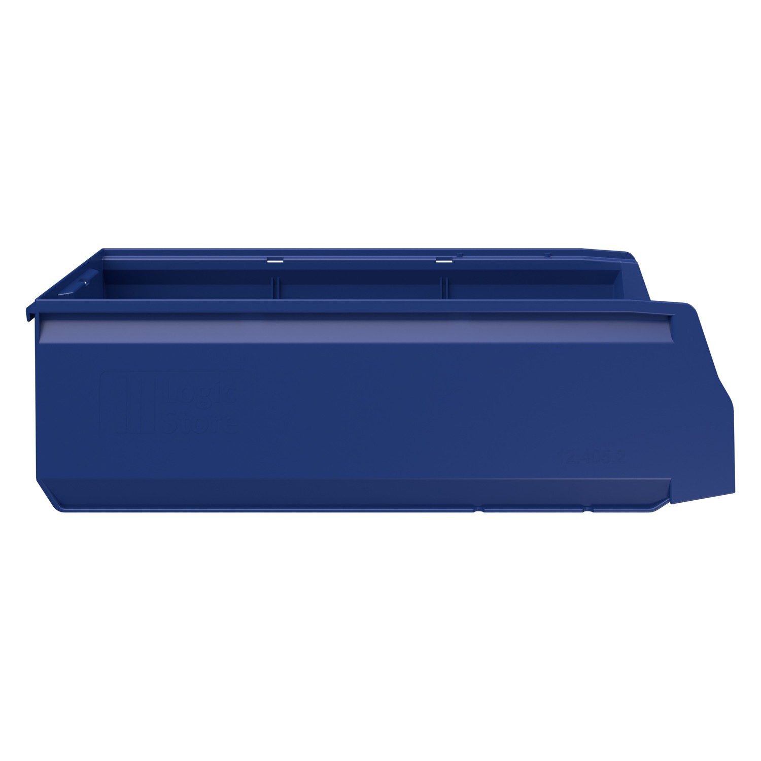 Складской лоток Logic Store 500х225х150 мм iPlast синий индиго с отверстиями для перегородок N2 (12.405.2) 8-000000132