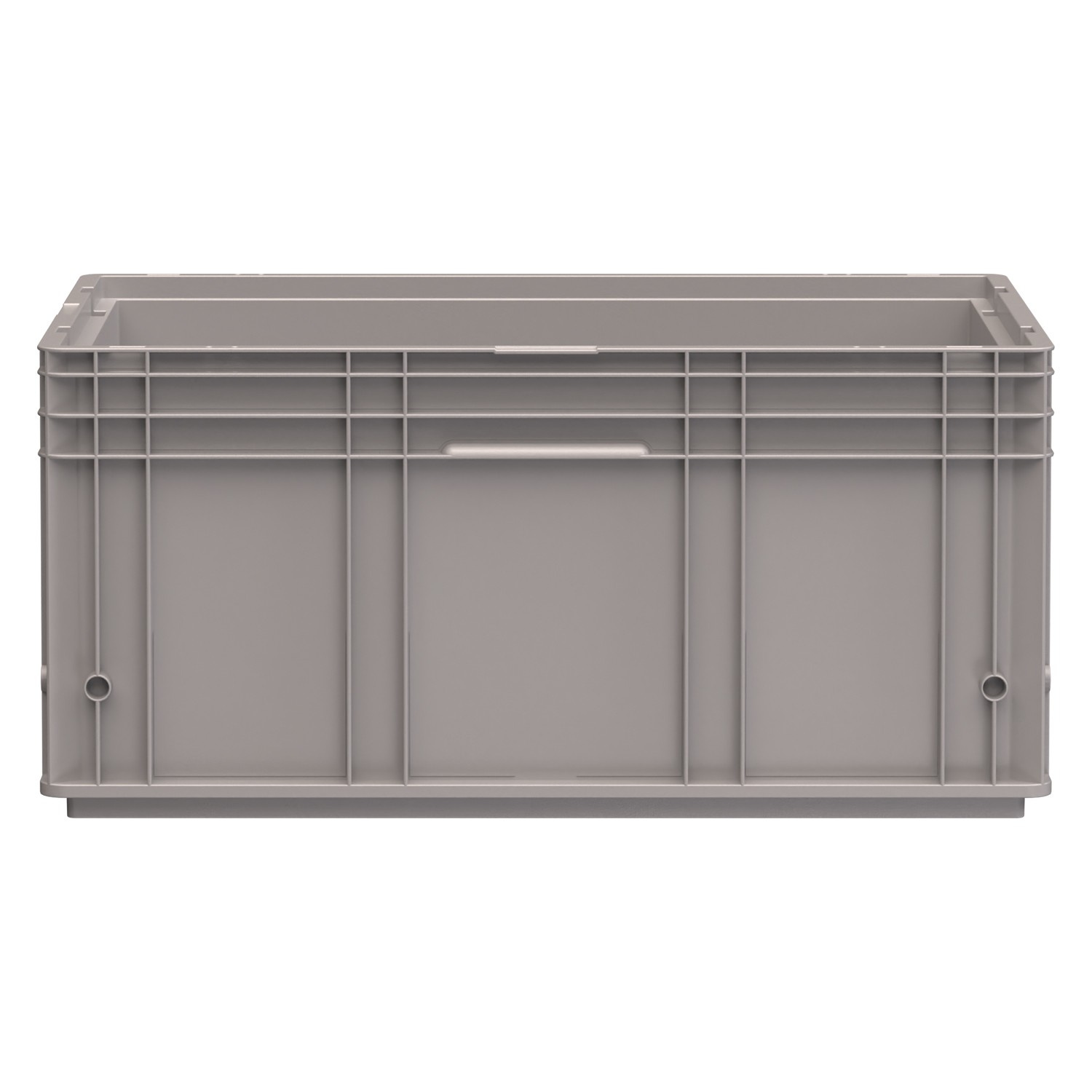 Ящик RL-KLT 6280 594х396х280 мм iPlast светло-серый с дренажными отверстиями в дне N1 (12.505F.1) 8-000000178
