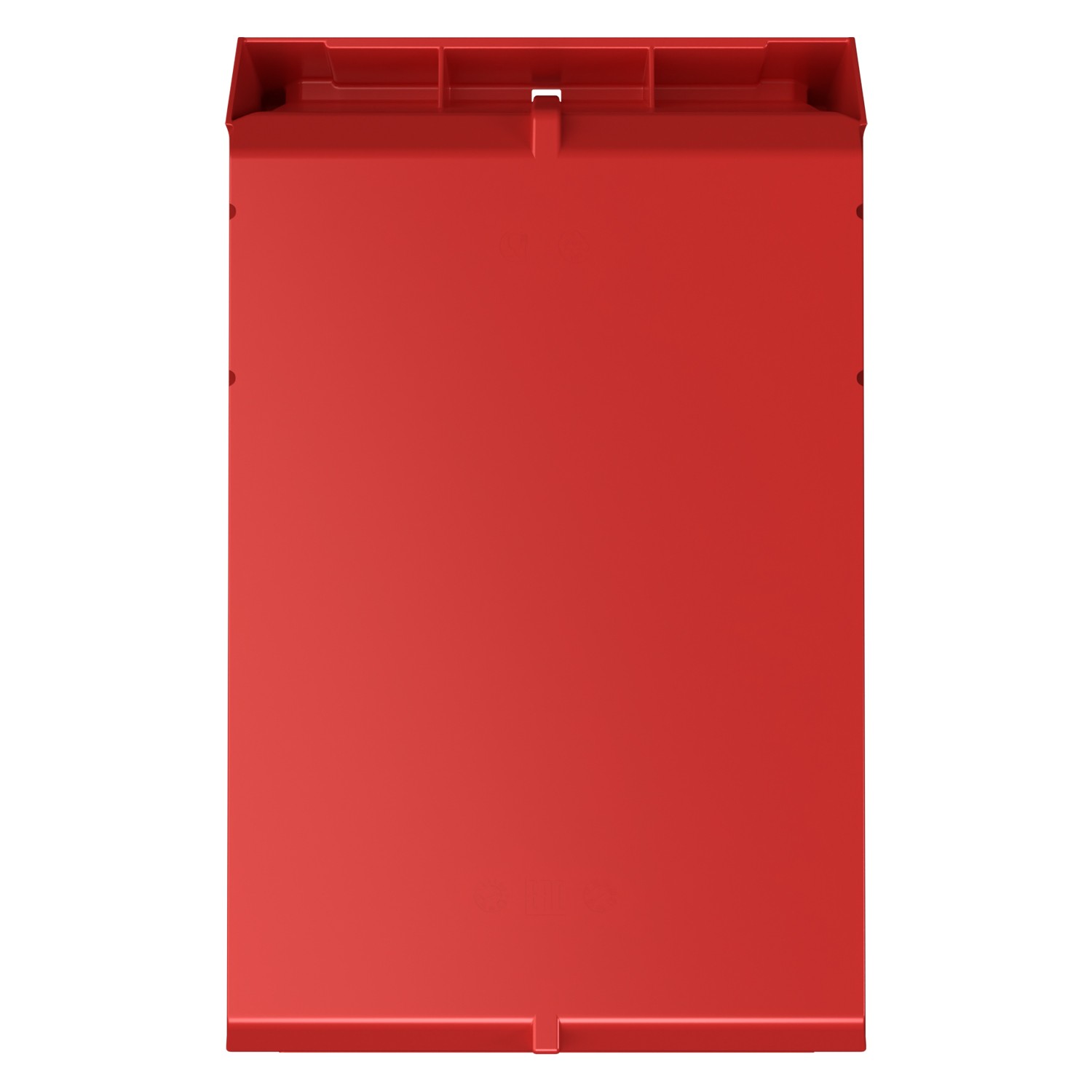 Складской лоток Logic Store 500х300х200 мм iPlast красный с отверстиями для перегородок N2 (12.406.2) 8-000000130