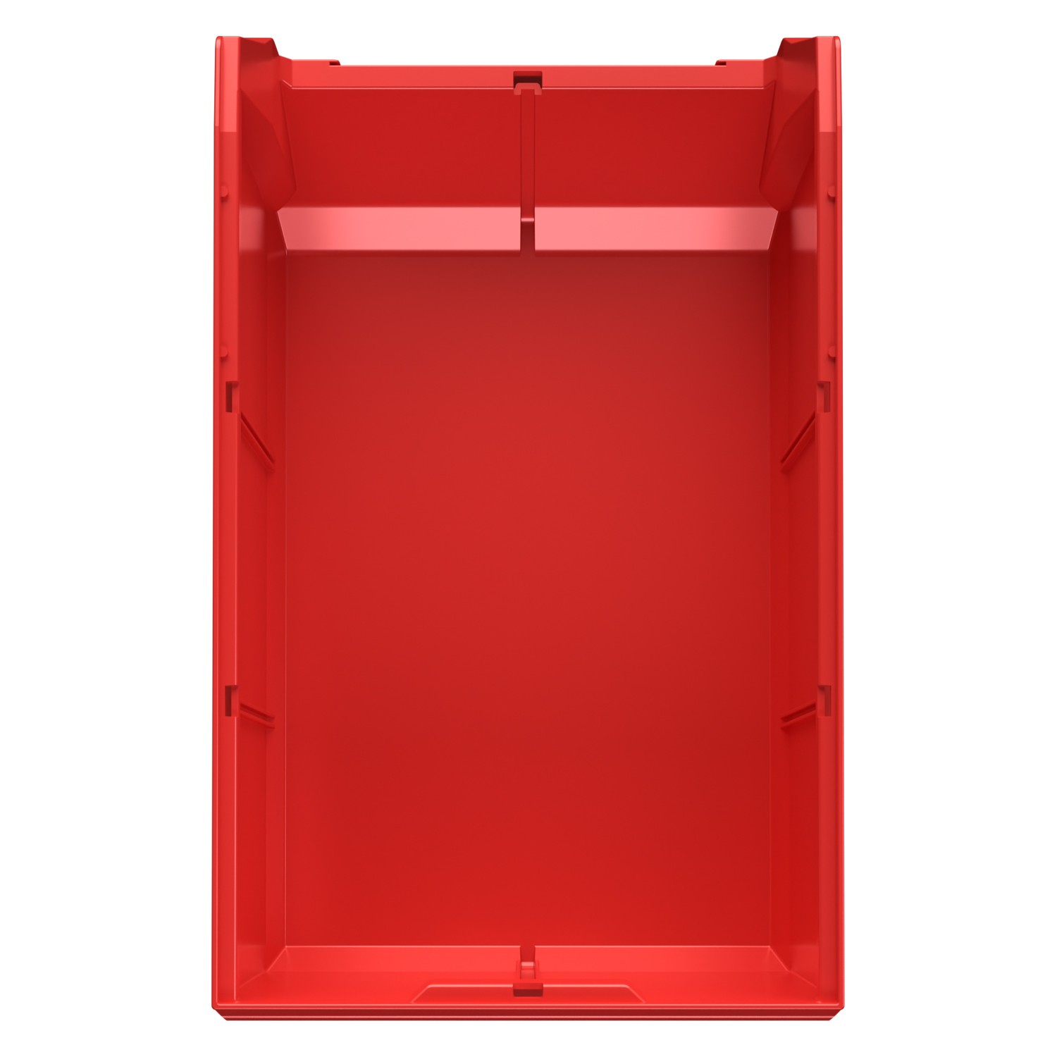 Складской лоток Logic Store 500х300х200 мм iPlast красный с отверстиями для перегородок N1 (12.406.1) 8-000000512