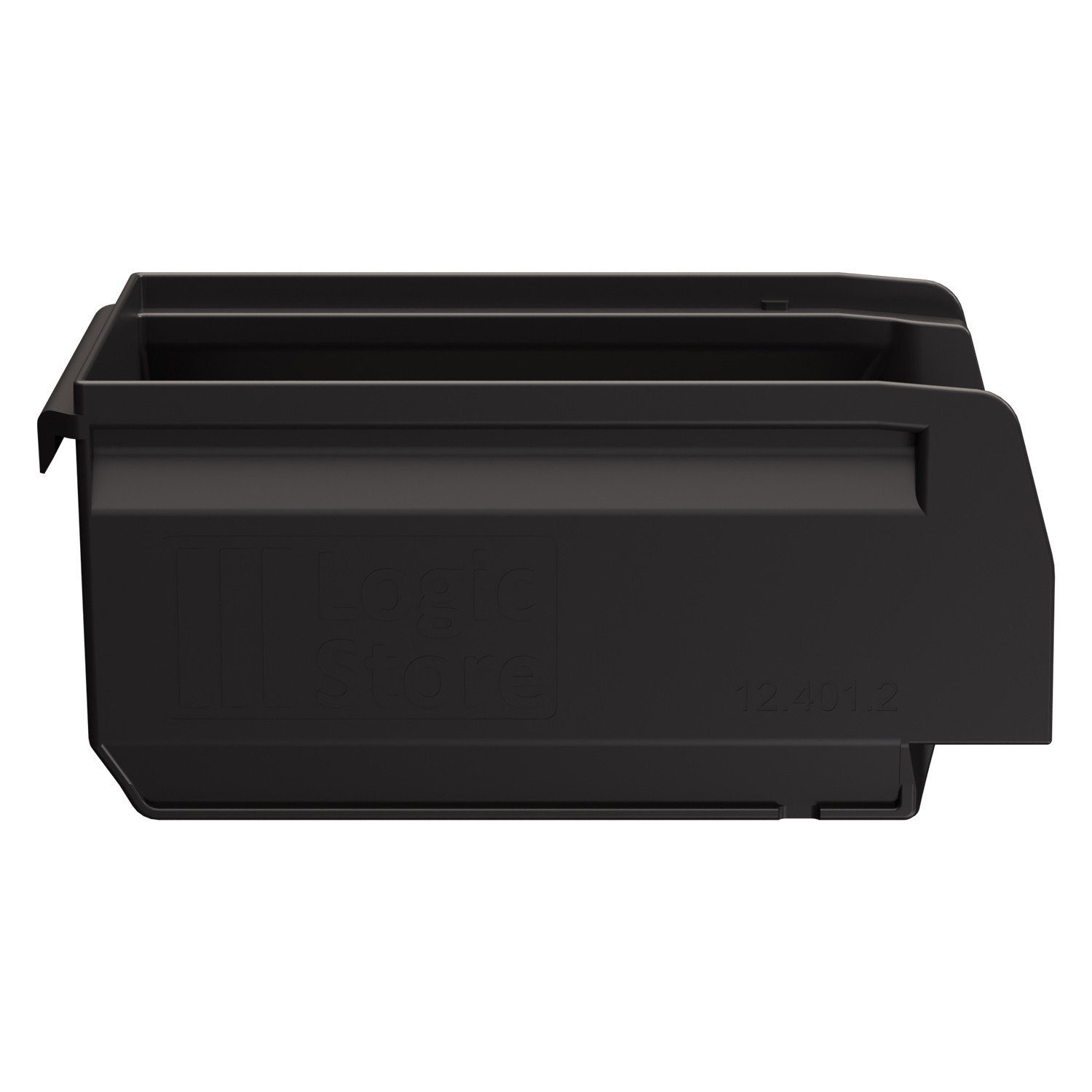 Складской лоток Logic Store 165х100х75 мм iPlast чёрный ЭКО N2 (12.401.2) 8-000000143