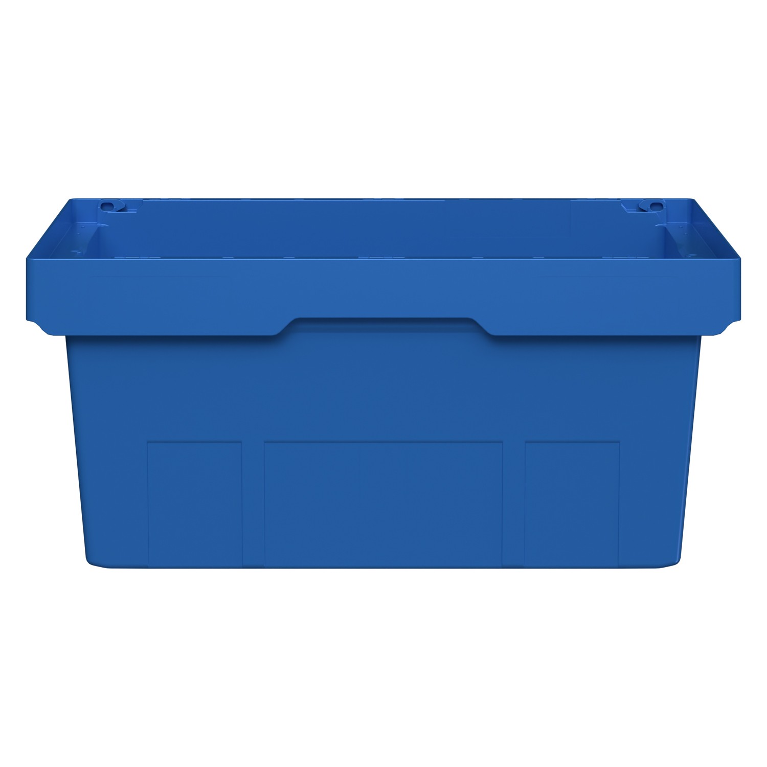 Вкладываемый контейнер INSTORE KV-6427 600x400x272 мм iPlast голубой со сплошным дном 8-000000164