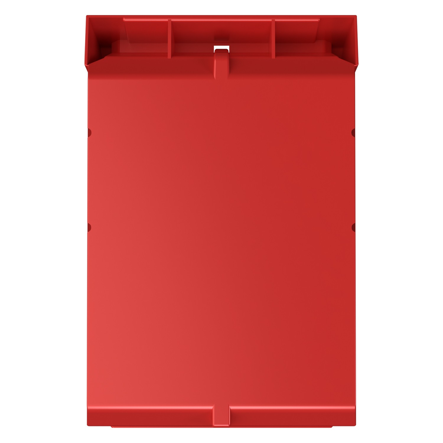 Складской лоток Logic Store 350x225x150 мм iPlast красный с отверстиями для продольной перегородки 8-000000139