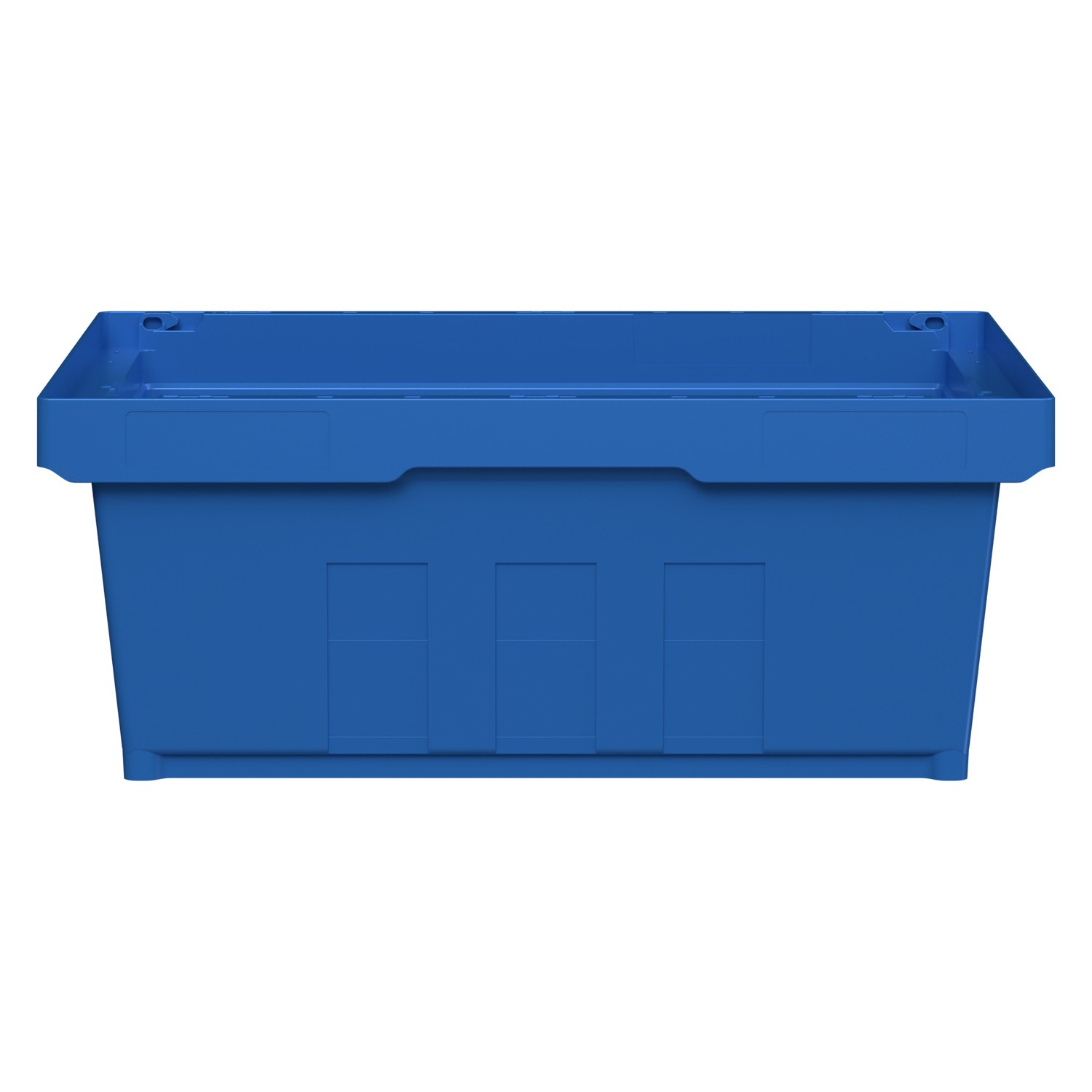 Вкладываемый контейнер INSTORE KVR-6422 600x400x235 мм iPlast голубой с усиленным дном 8-000000157