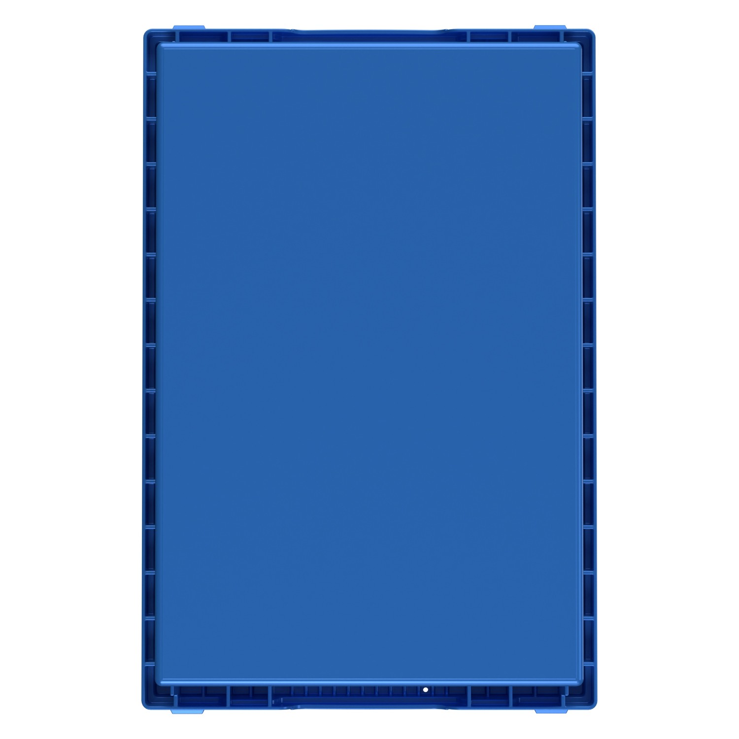 Вкладываемый контейнер INSTORE KV-6432 600x400x320 мм iPlast голубой со сплошным дном 8-000000159