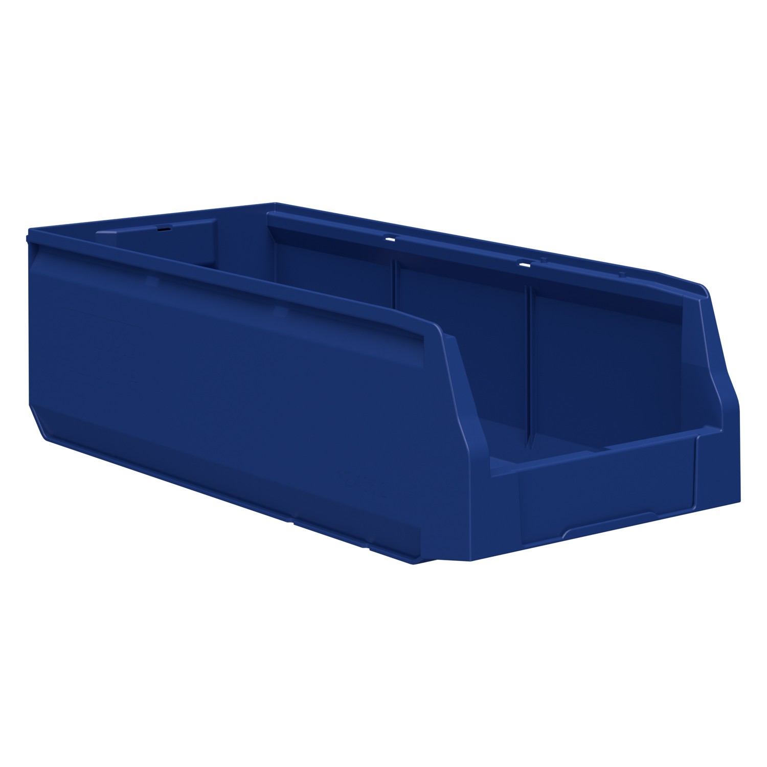 Складской лоток Logic Store 500х225х150 мм iPlast синий индиго с отверстиями для перегородок N2 (12.405.2) 8-000000132