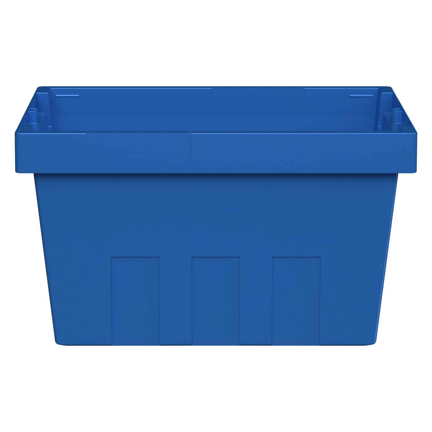 Вкладываемый контейнер INSTORE KV-5328 490x330x280 мм iPlast голубой со сплошным дном 8-000000162